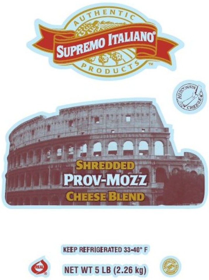 Shredded Provolone & Mozzarella Cheese Blend - 5 lbs