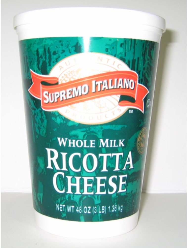 Whole Milk Ricotta Cheese - 3 lbs