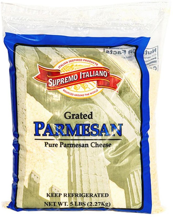 Grated Parmesan Cheese (Domestic)- 5 lbs