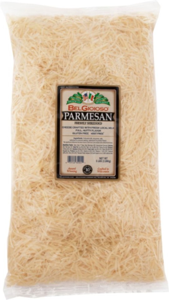 Shredded Parmesan Cheese - 5 lbs