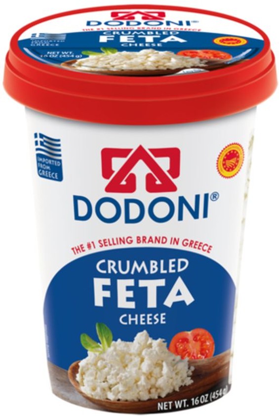 Crumbled Feta Cheese - 16 oz