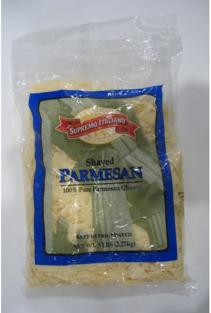 Domestic Pure Shaved Parmesan Cheese - 5 lbs