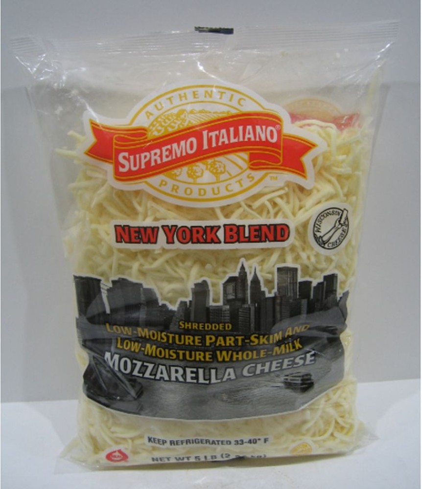 Shredded NY Cheese Blend - 5 lb Bag