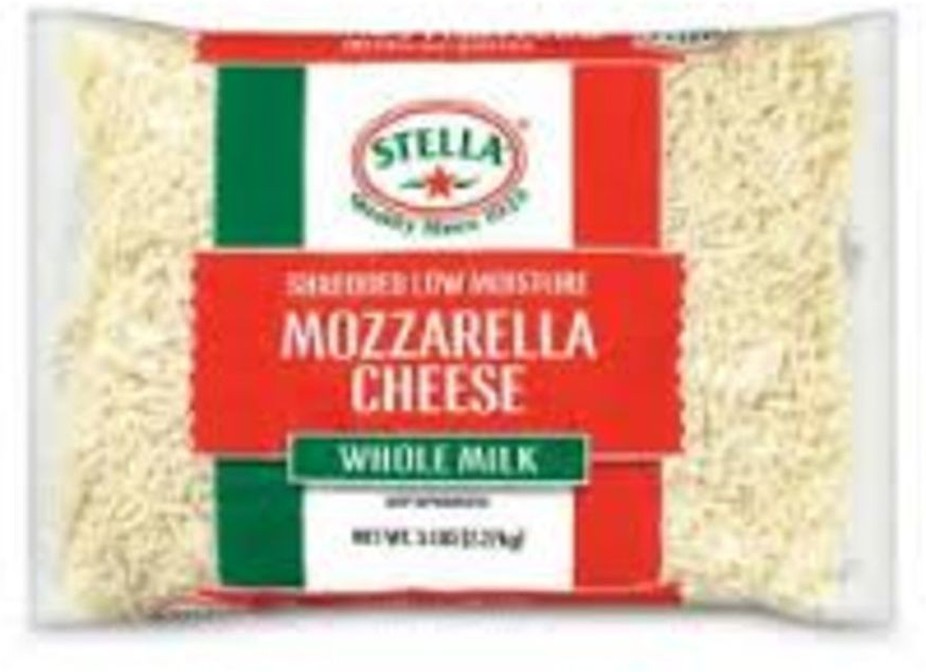 Whole Milk Shredded Mozzarella Cheese - 5 lbs