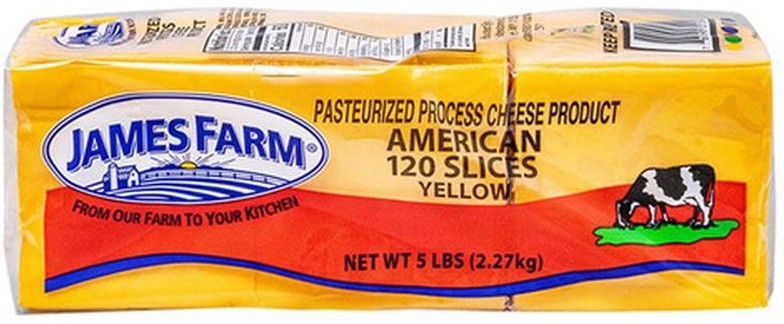 Yellow American Cheese - 5 lbs/120 Slices