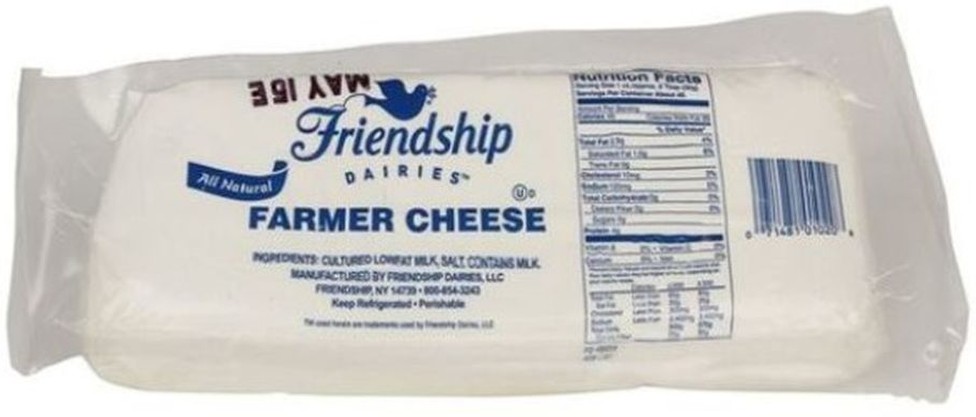 Farmer's Cheese - 3 lb pkgs