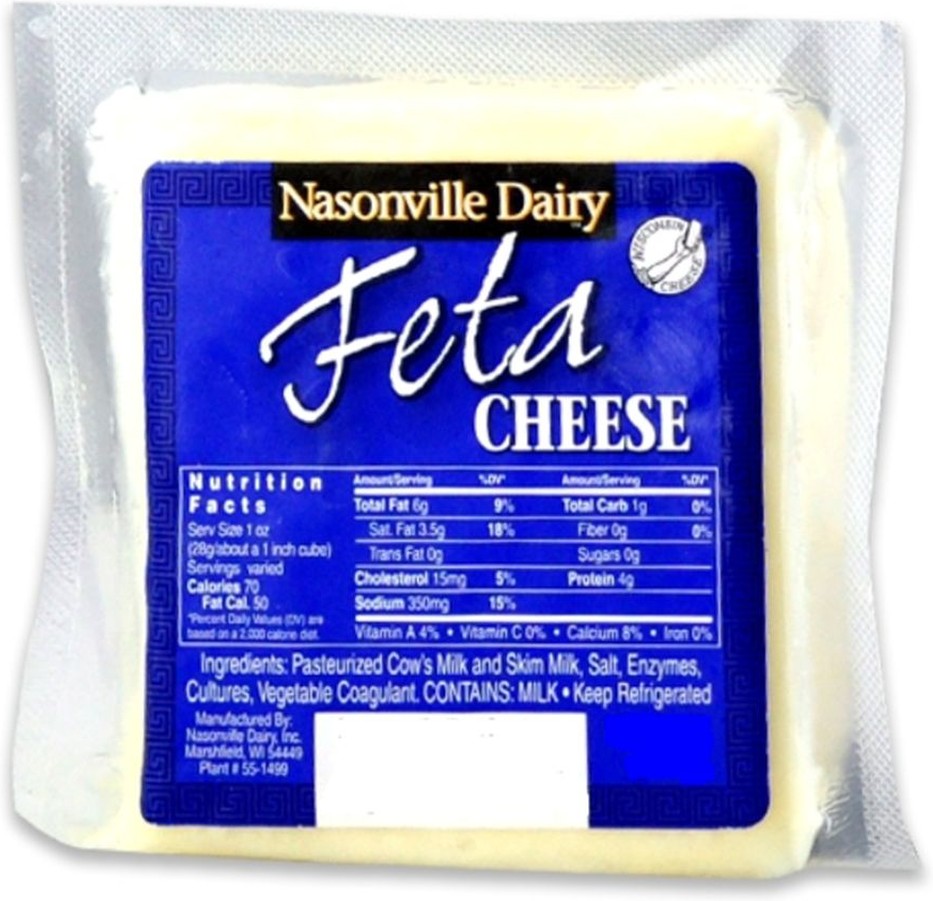 Traditional Feta Cheese Block