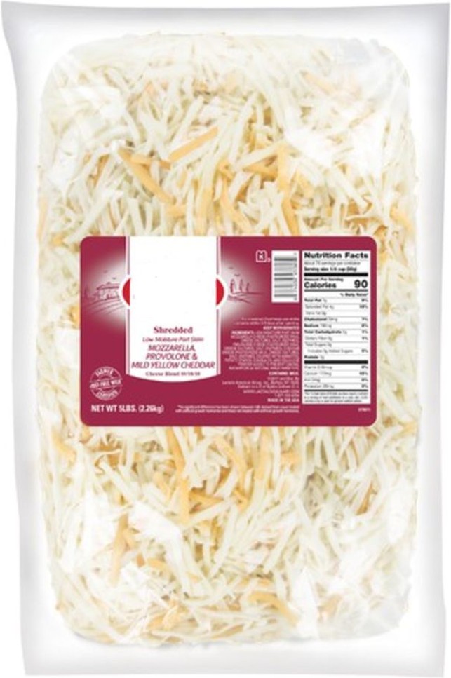 Shredded 4 Cheese Blend - 5 lb