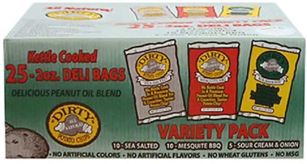 Variety Potato Chips - 25/2 oz pkgs