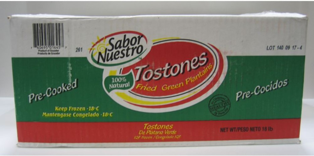 Frozen - Plantain Tostones - 3 lbs