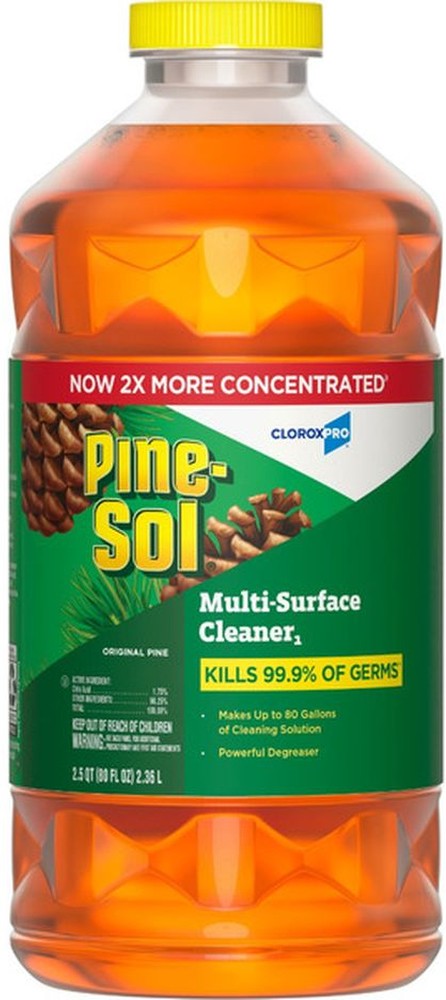 Multi-Surface Cleaner, CloroxPro, 2X Concentrated Formula, Original Pine, 80 Fl Oz