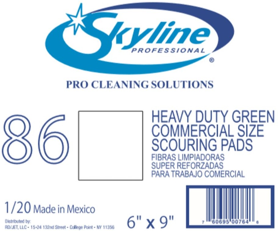 Heavy Duty Scouring Pads, 6x9 - 20 ct
