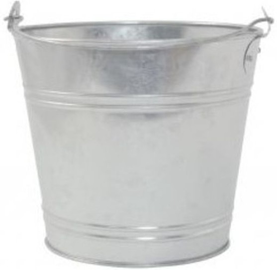 Pail Galvanized 8"Dia x 7"H