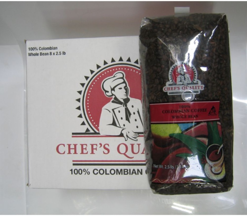Whole Bean Colombian Coffee - 2.5 lb Bag