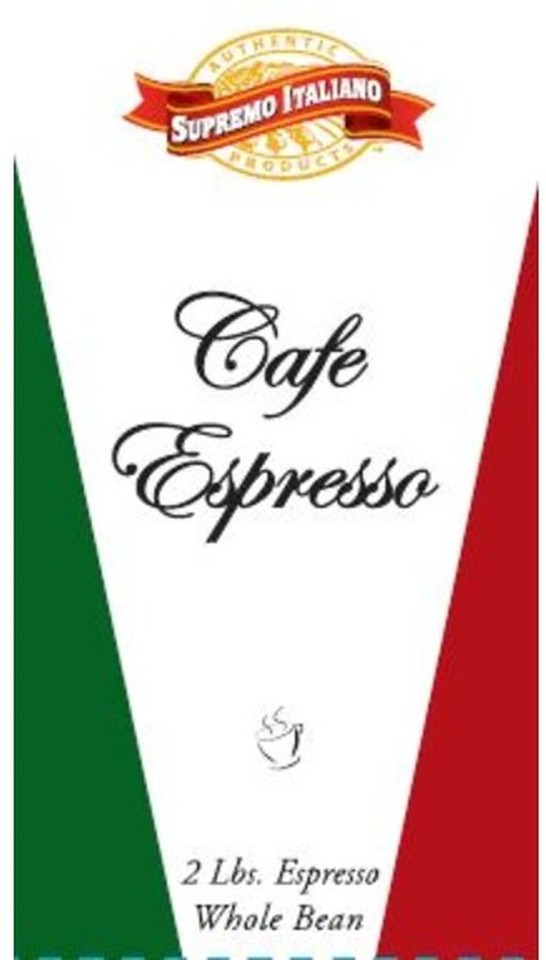 Whole Bean Espresso Coffee - 2 lbs