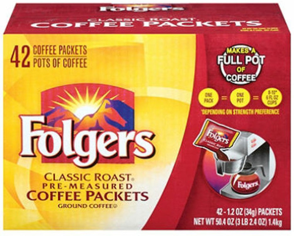 Classic Roast Ground Coffee Packets - 42/1.2 oz packets