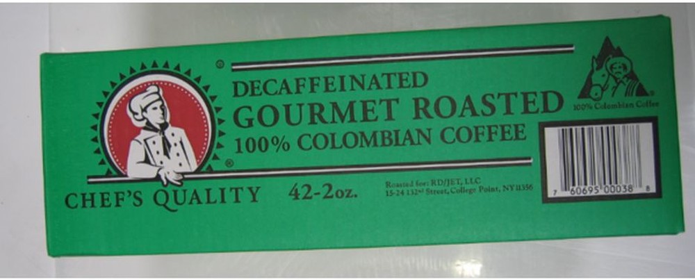 Columbian Decaffeinated Coffee - 42/2 oz Packet
