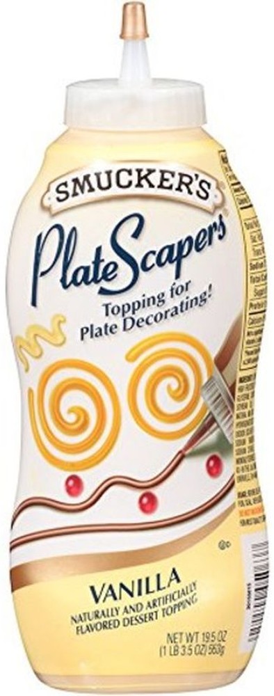 Vanilla Plate Scapers - 19.5 oz bottle