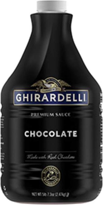 Black Label Chocolate Sauce Pump Bottle - 83.3oz/6 pack