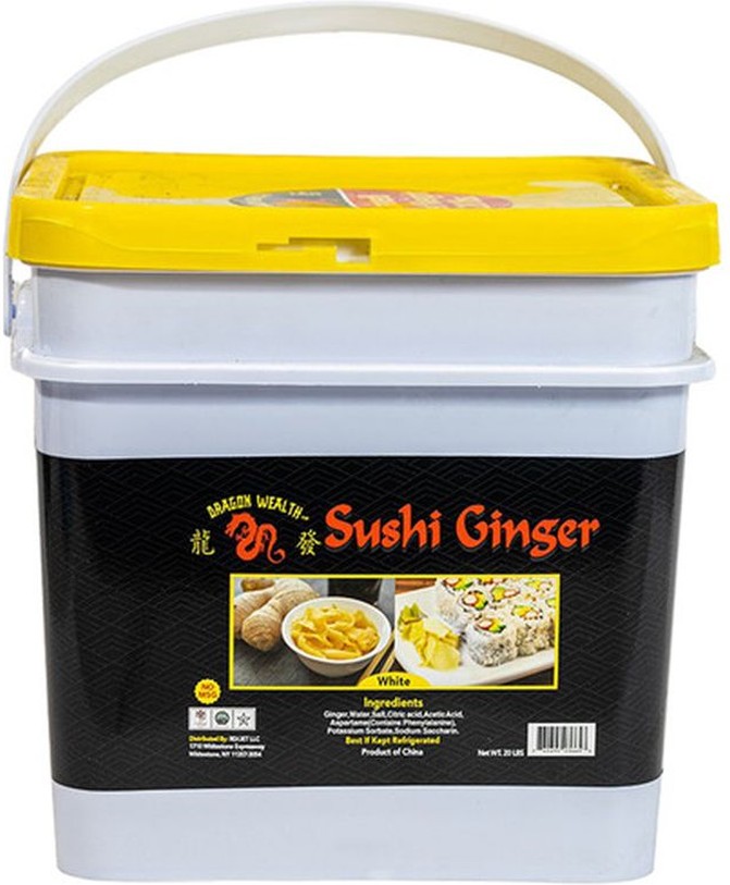 White Sushi Ginger - 20 lbs