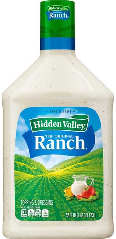 Original Ranch Salad Dressing and Topping, 52 Ounce Bottle