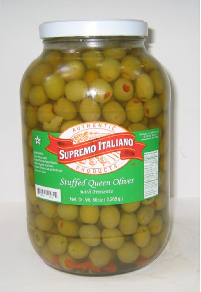 Queen Stuffed Olives, 160 ct - gallon