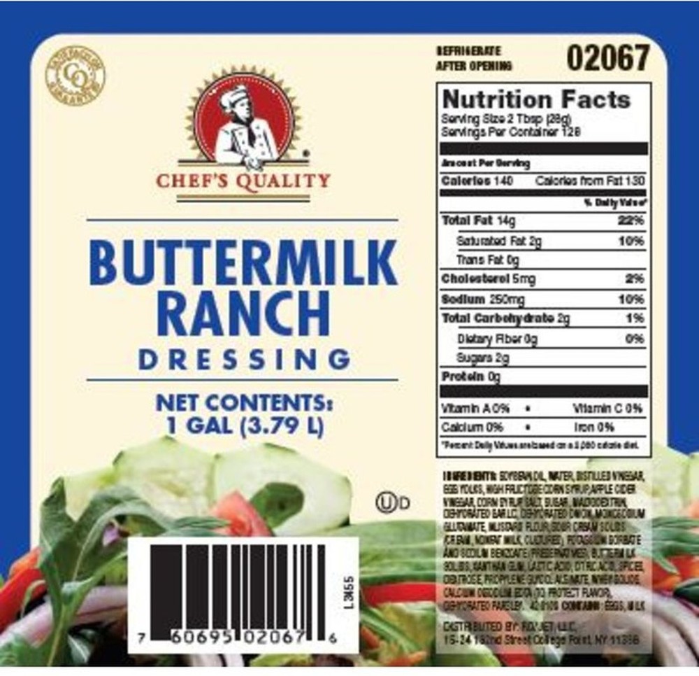 Buttermilk Ranch Dressing - gallon
