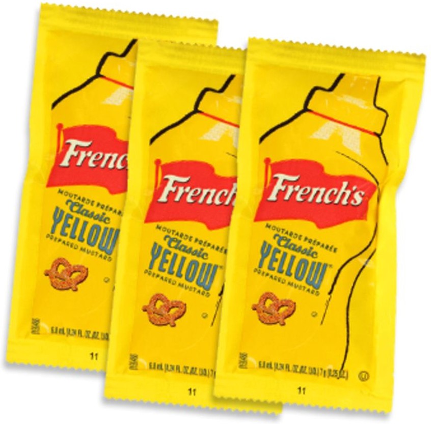 Classic Yellow Mustard, 500 Pack