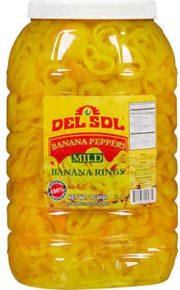 Mild Banana Pepper Rings - gallon