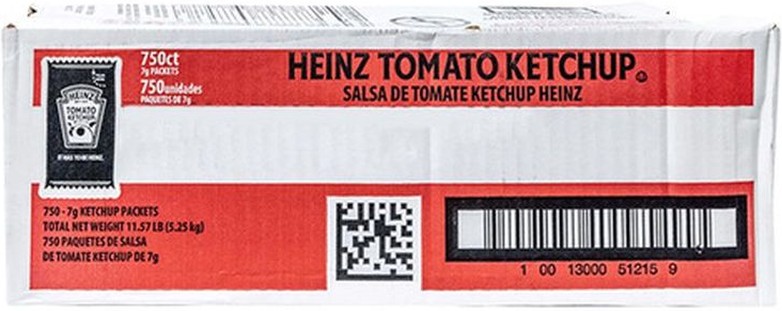 Tomato Ketchup Packets, 7 grams each - 750 ct