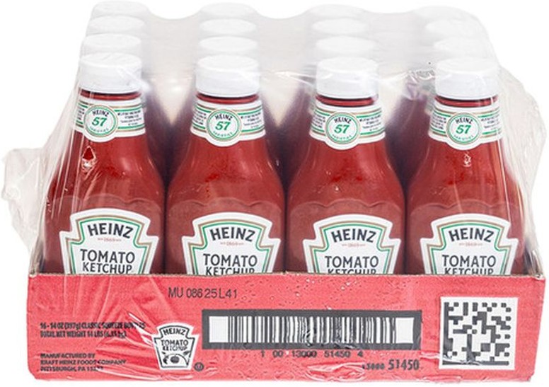 Tomato Ketchup, Classic Squeeze Bottle - 16/14 oz bottles