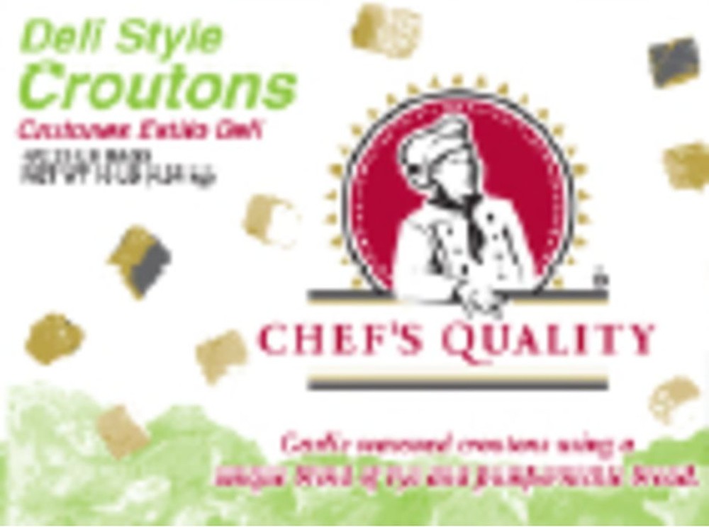 Deli Style Croutons - 4/2.5 lb Bag