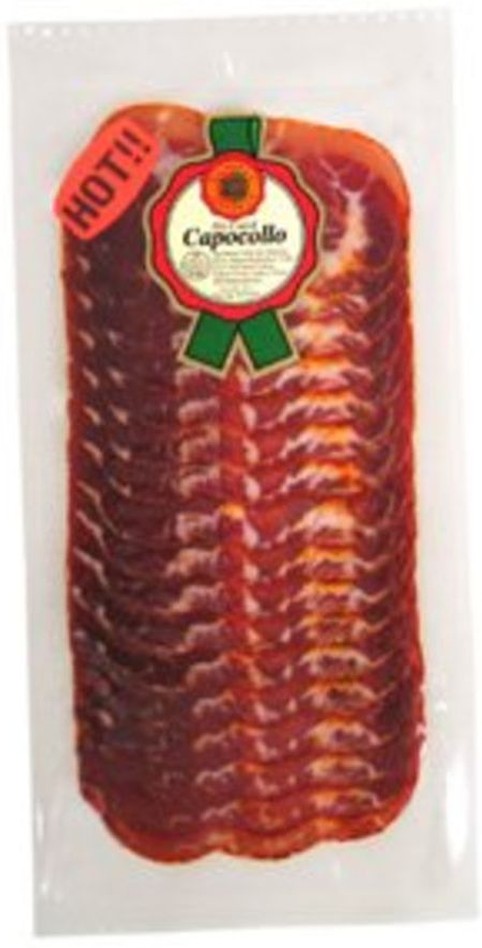 Hot Sliced Capicola Ham- 16 oz