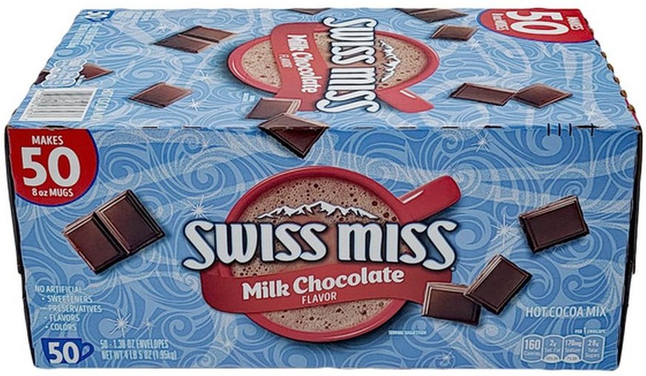 Hot Cocoa Mix, Milk Chocolate Flavor - 50 Ct