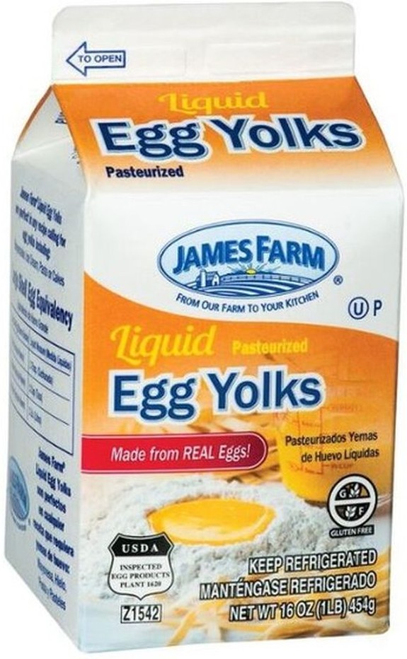Liquid Egg Yolks - 1 lb