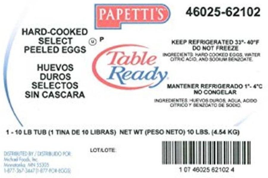 Table Ready Hard Cooked Egg - 10 lbs
