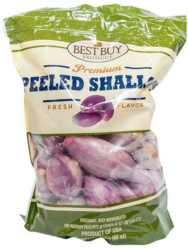 Peeled Shallots - 5 lbs