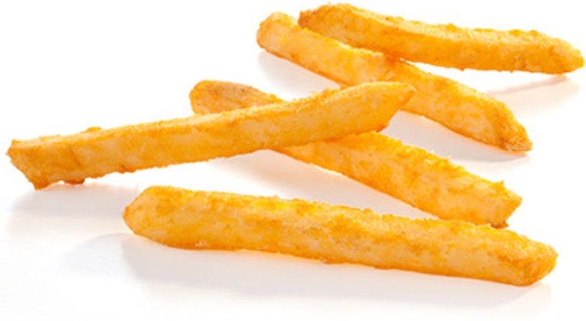 Frozen - 3/8" French Fries, Crispy, Clear Coat - 27 lb