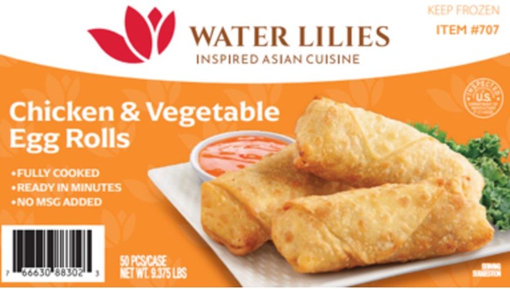 Frozen Chicken Vegetable Egg Rolls - 9.375lb