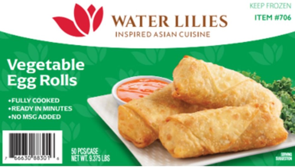 Frozen Vegetable Egg Rolls - 2.5lb