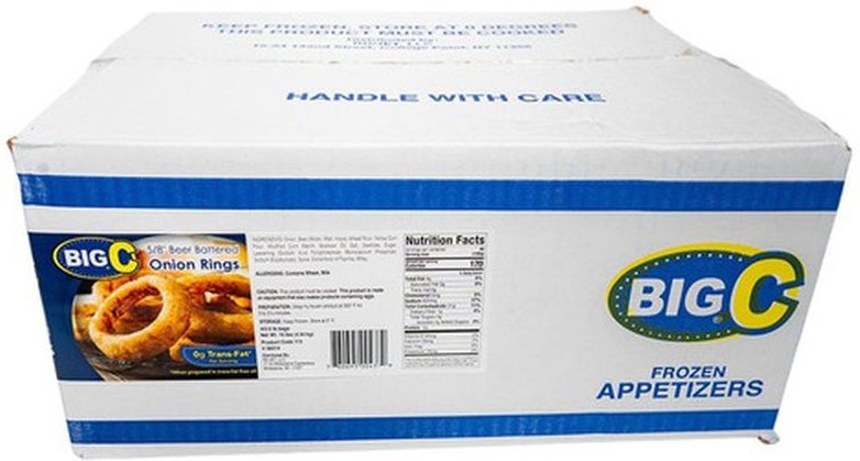 Frozen - Beer Battered Onion Rings, Steak Cut - 10 lbs