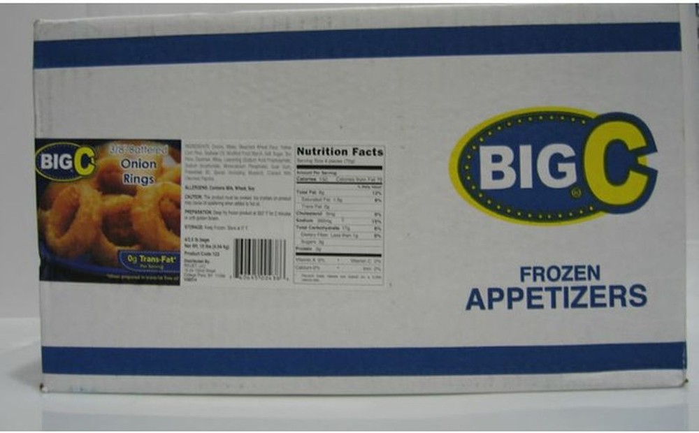 Frozen - Battered Onion Rings - 4/2.5 lb