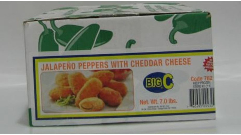 Frozen - Cheddar Jalapeno Poppers - 7 lbs