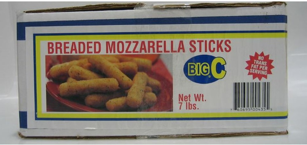 Frozen - Breaded Mozarella Sticks - 7lb Box