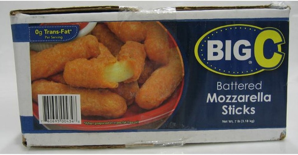 Frozen - Battered Mozarella Sticks - 7 lbs