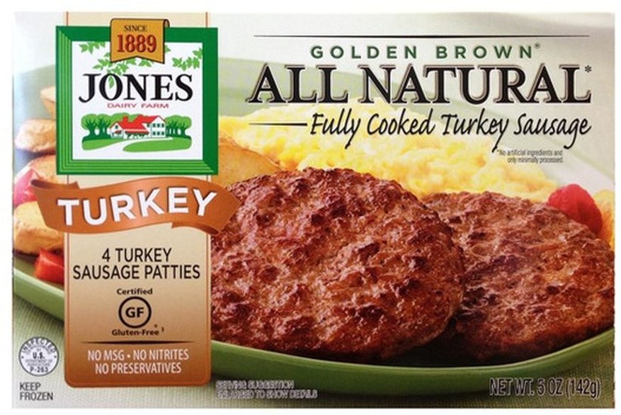 Turkey Sausage Patties - 1.5 oz each
