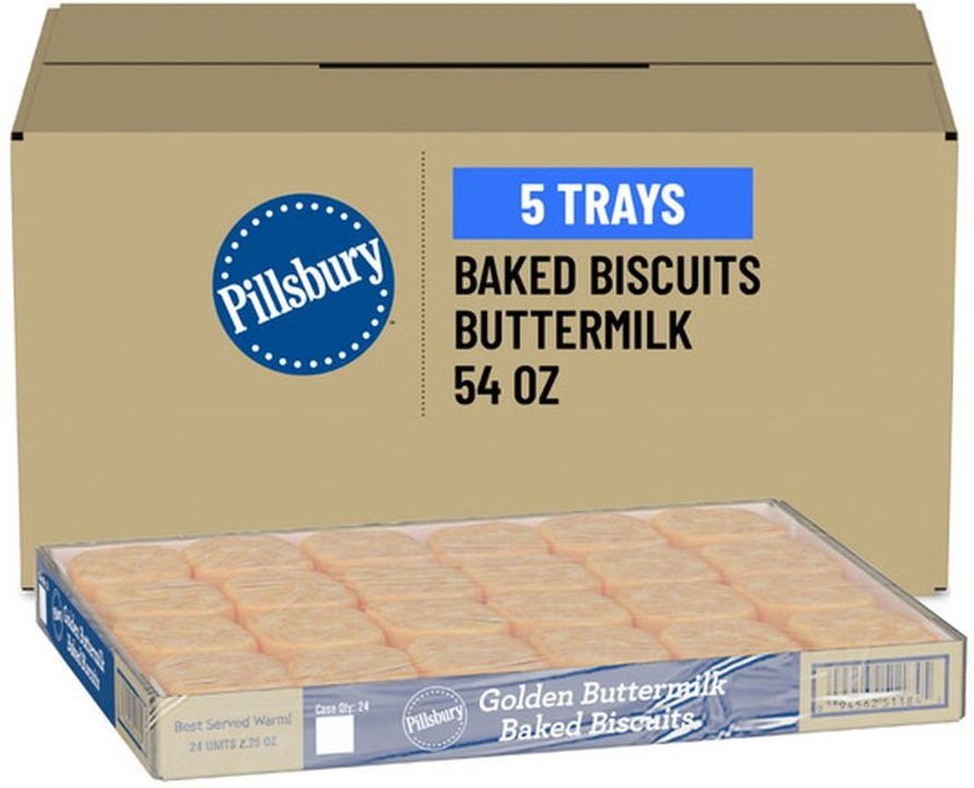 2.25 oz Golden Buttermilk Baked Biscuits 120ct