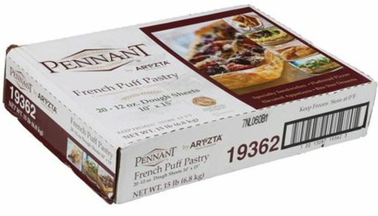Frozen - Puff Pastry, 10x15" - 15 lbs