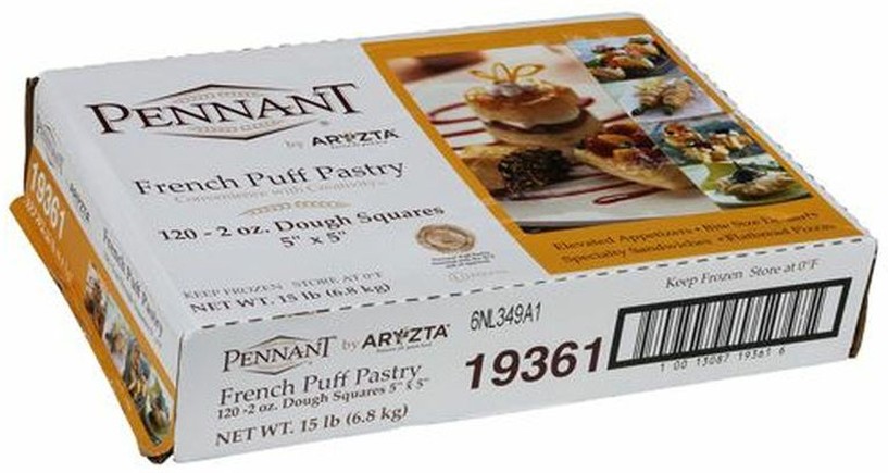 Frozen - Puff Pastry Squares, 5x5 - 120 ct