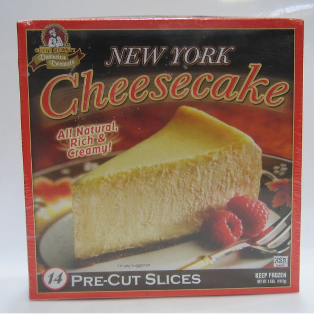 Frozen - Gourmet New York Style Cheesecake - 14 slices